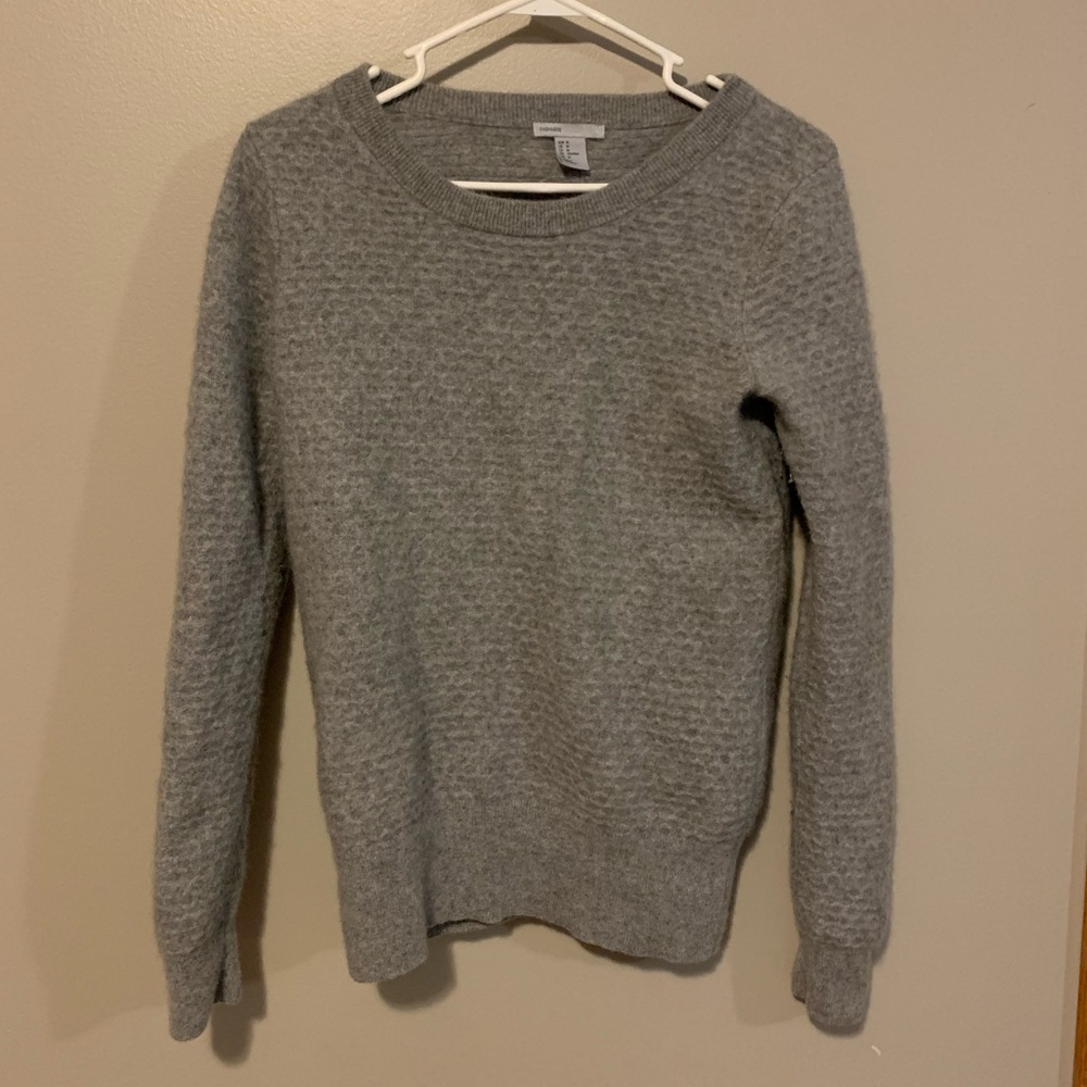 Gray sweater